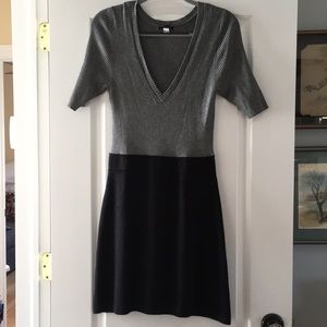 Short sleeve sweater dress